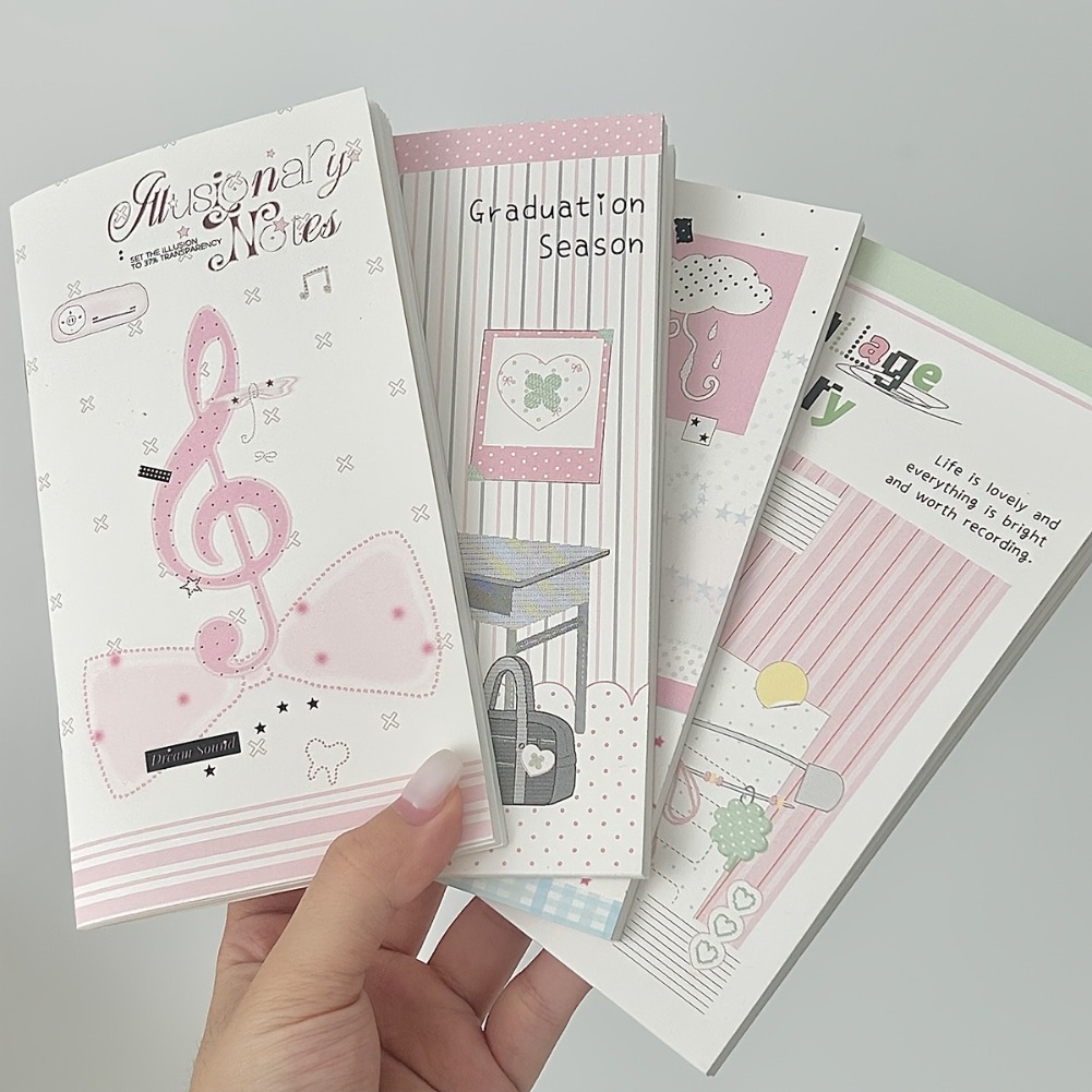 Blank Sheet Music Notebook - Carnet musical coréen A6 vierge, portable,