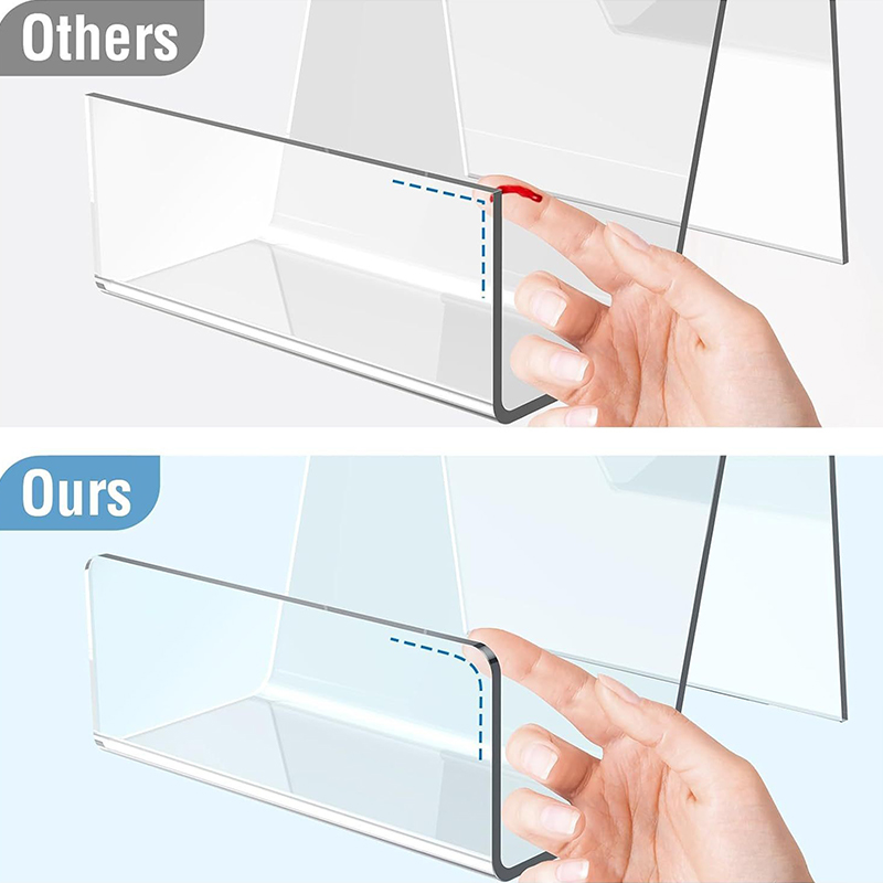 Clear Acrylic Book Stand Holder - 【M】Présentoir pour bandes dessinées, support en
