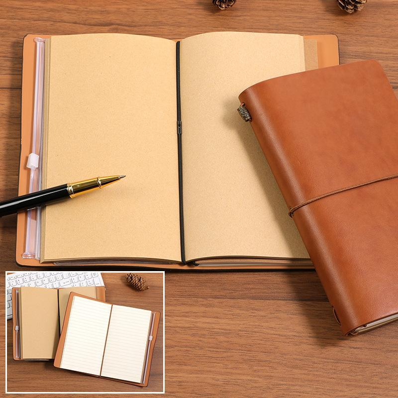 Carnet Rechargeable en Cuir PU - Vintage Leather Journal Notebook avis et prix