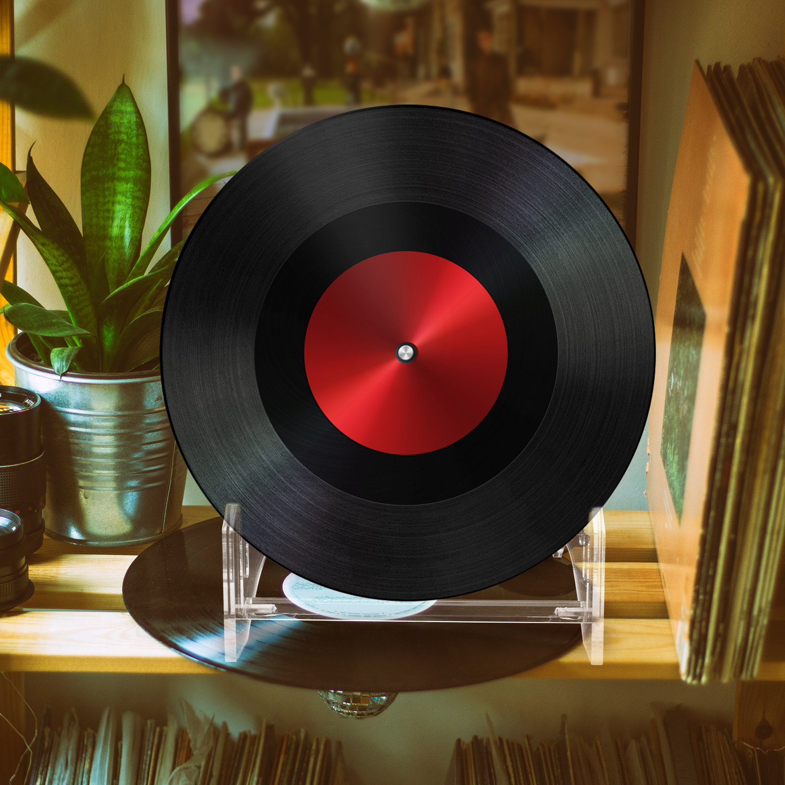 Présentoir à disques vinyles e - Magazines avis et prix