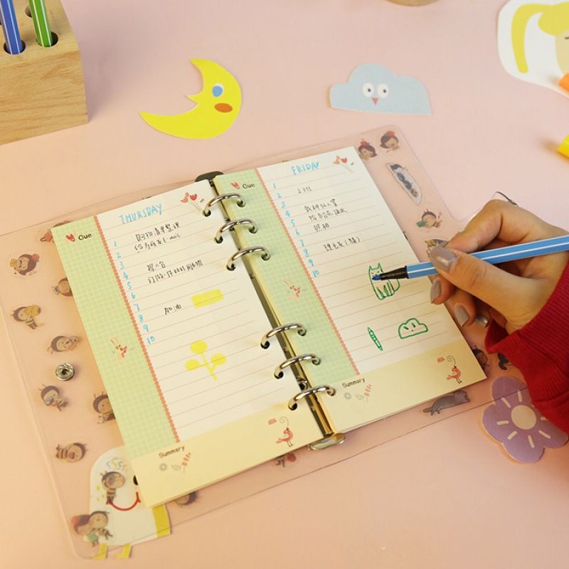 Kawayi A5 A6 recharge de cahie - A5 Spiral Dotted Grid Notebook avis et prix