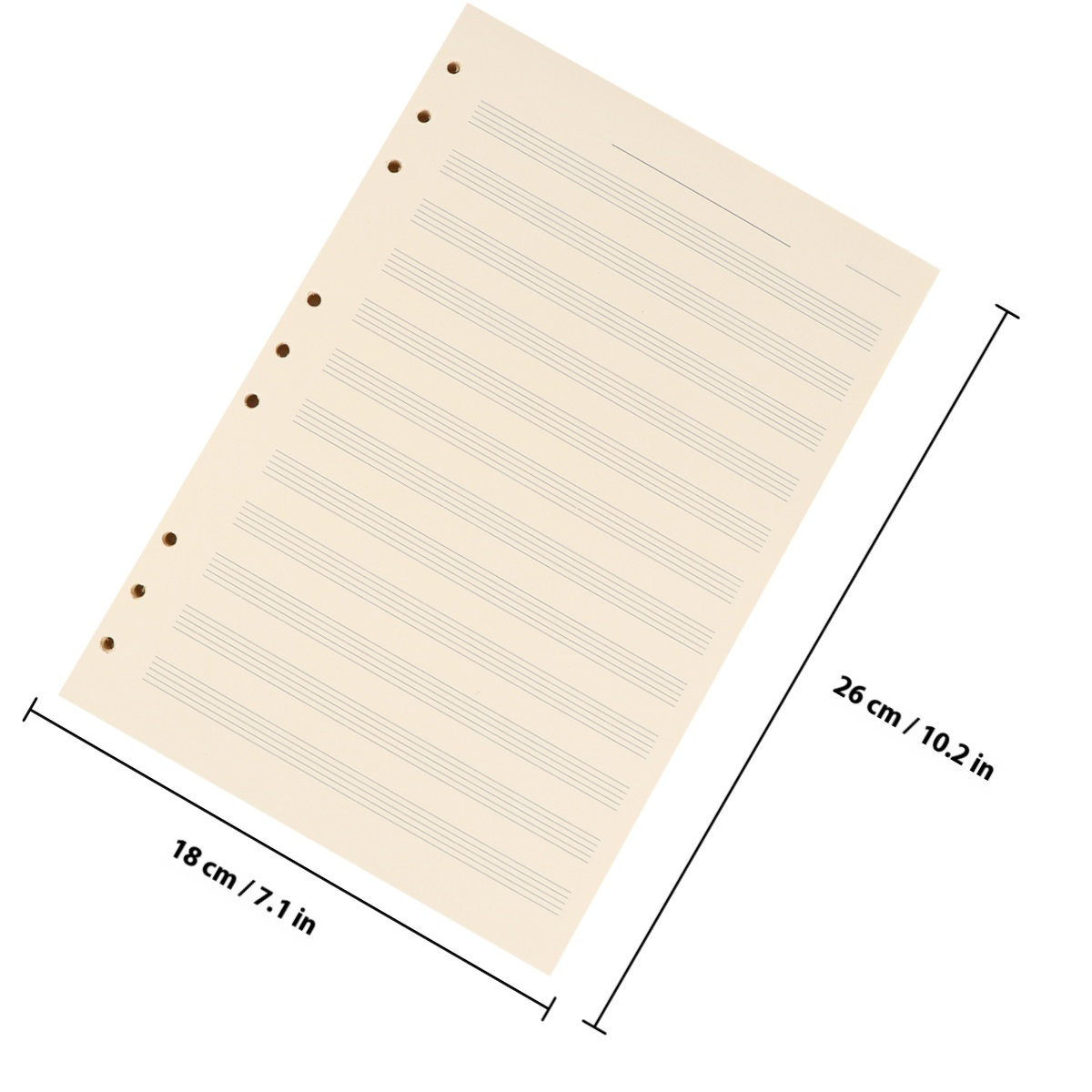 100 feuilles de papier pour ma - Blank Sheet Music Notebook avis et prix