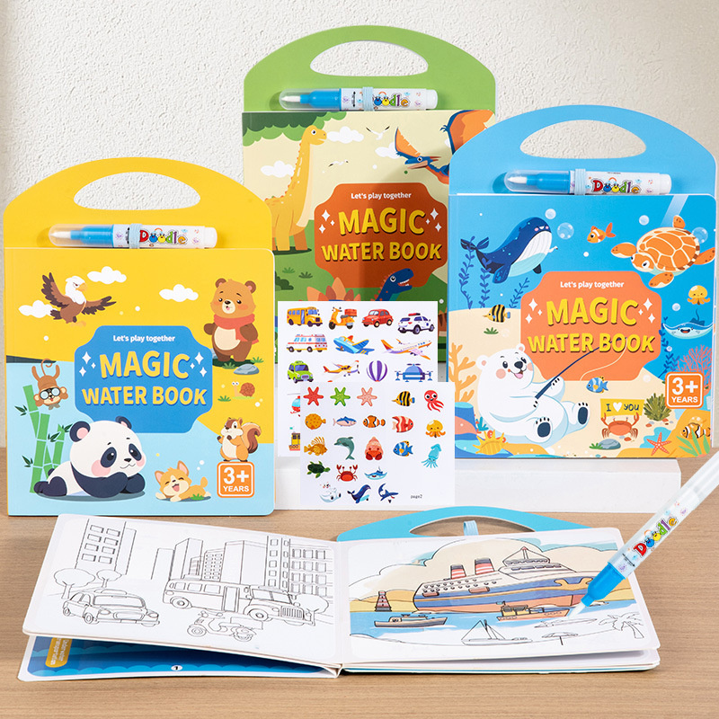 Livre magique de dessin à l'ea - Reusable Water Magic Coloring Book avis et prix