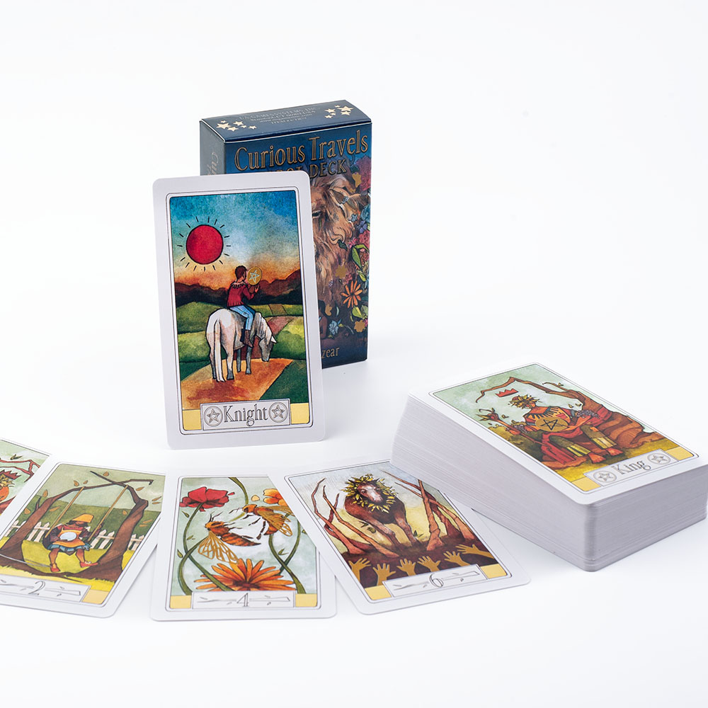 Tarot de voyage curieux, 10.3x - Tarot Deck With Guidebook avis et prix