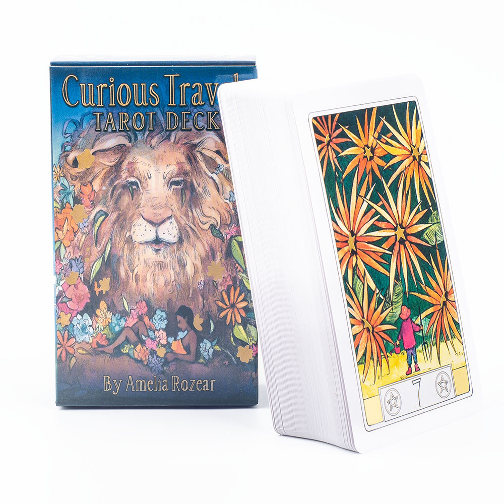 Tarot de voyage curieux, 10.3x - Tarot Deck With Guidebook avis et prix