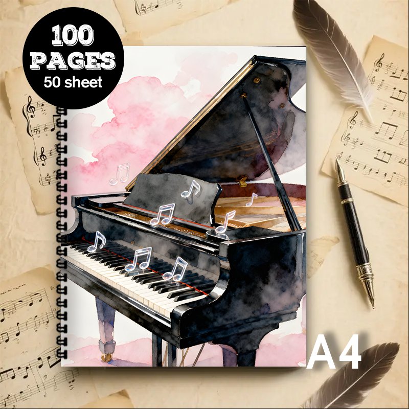 Carnet de musique format A4, l - Blank Sheet Music Notebook avis et prix