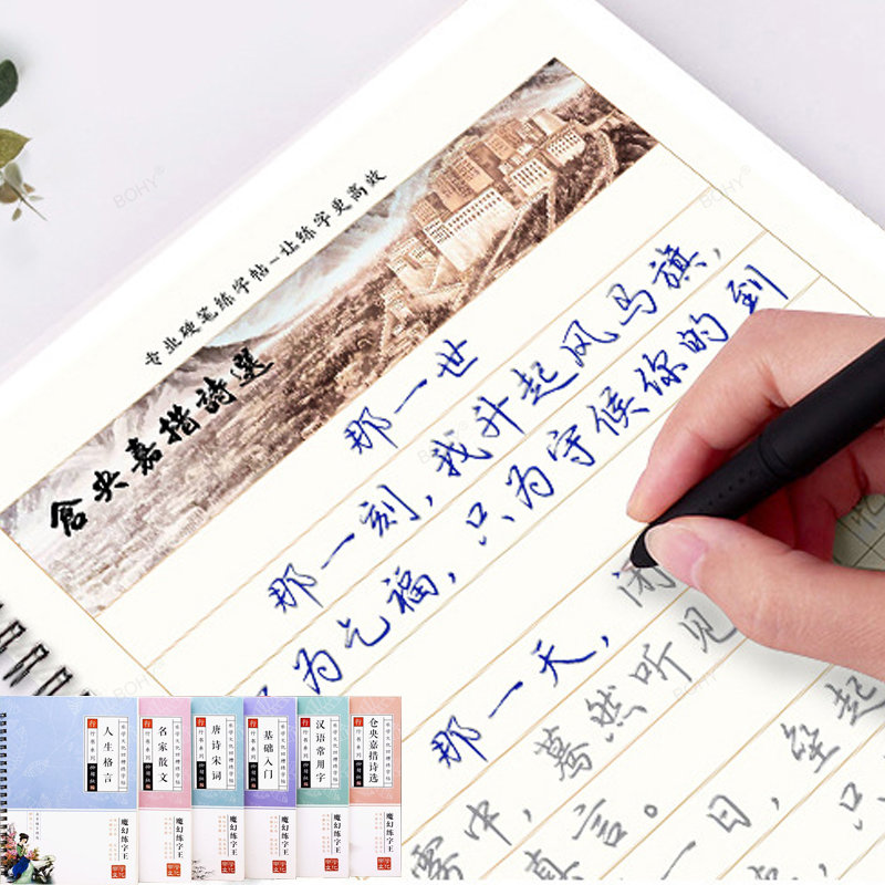 Cahier de calligraphie à stylo - Chinese Calligraphy Practice Book avis et prix