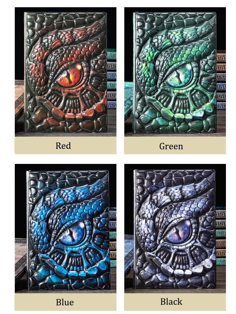Carnet A5 à motifs 3D en relie - Vintage Leather Journal Notebook avis et prix